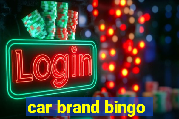 car brand bingo